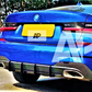 BMW 3 Series G20 'M3 Style' Rear Blade Diffuser Spoiler Body Kit M Sport 2018+