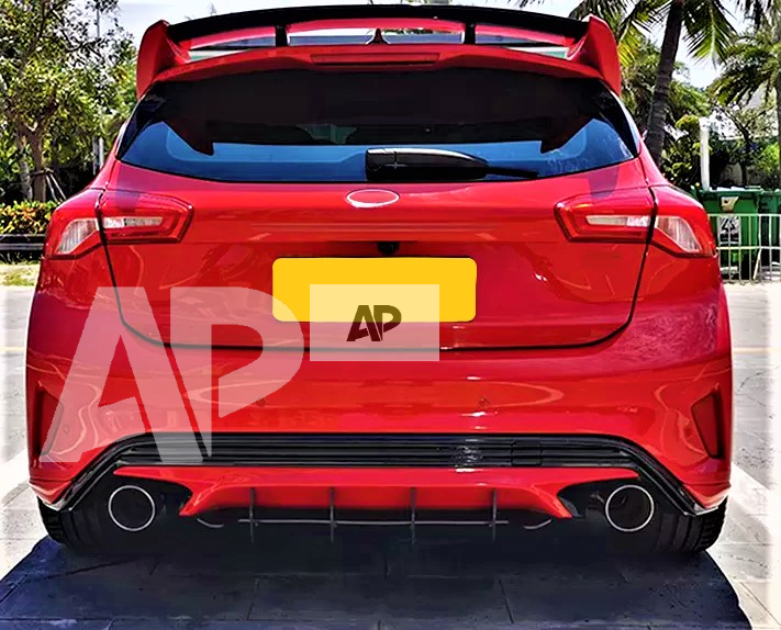 Ford Focus 'RS Style' Look ST MK4 MK4.5 Rear Blade Style Diffuser 2019+ Body Kit