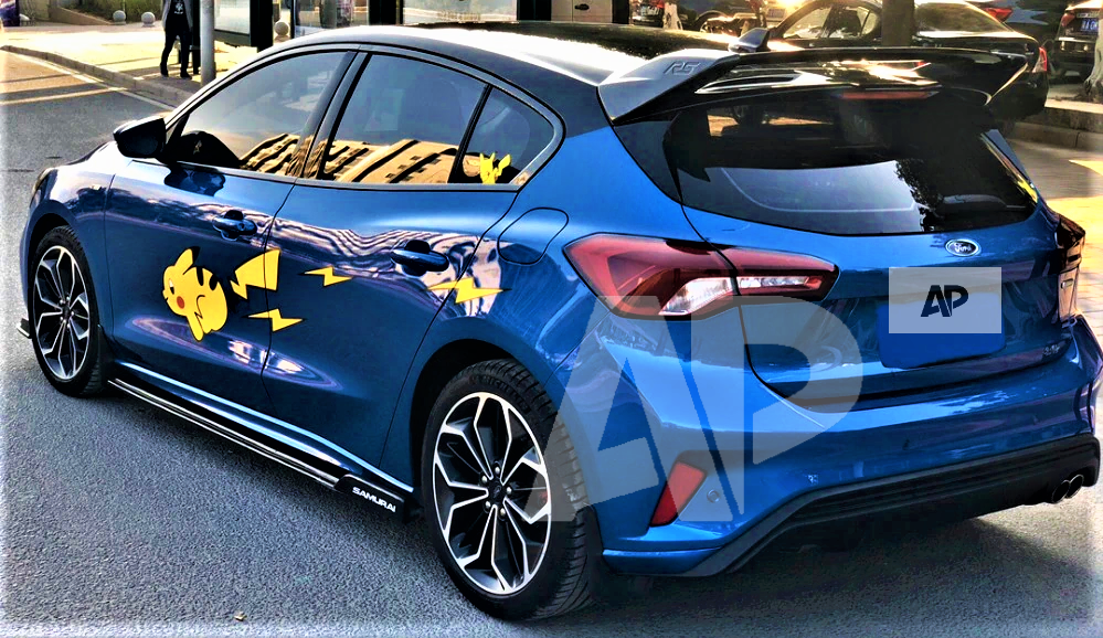 Ford Focus 'RS Style' Look ST MK4 MK4.5 Gloss Black Boot Roof Spoiler 2019+