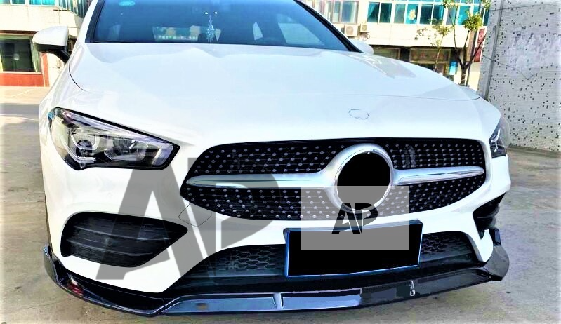 Mercedes CLA Class 'CLA45S AMG Style' W118 C118 Gloss Front Splitter Lip 2019+