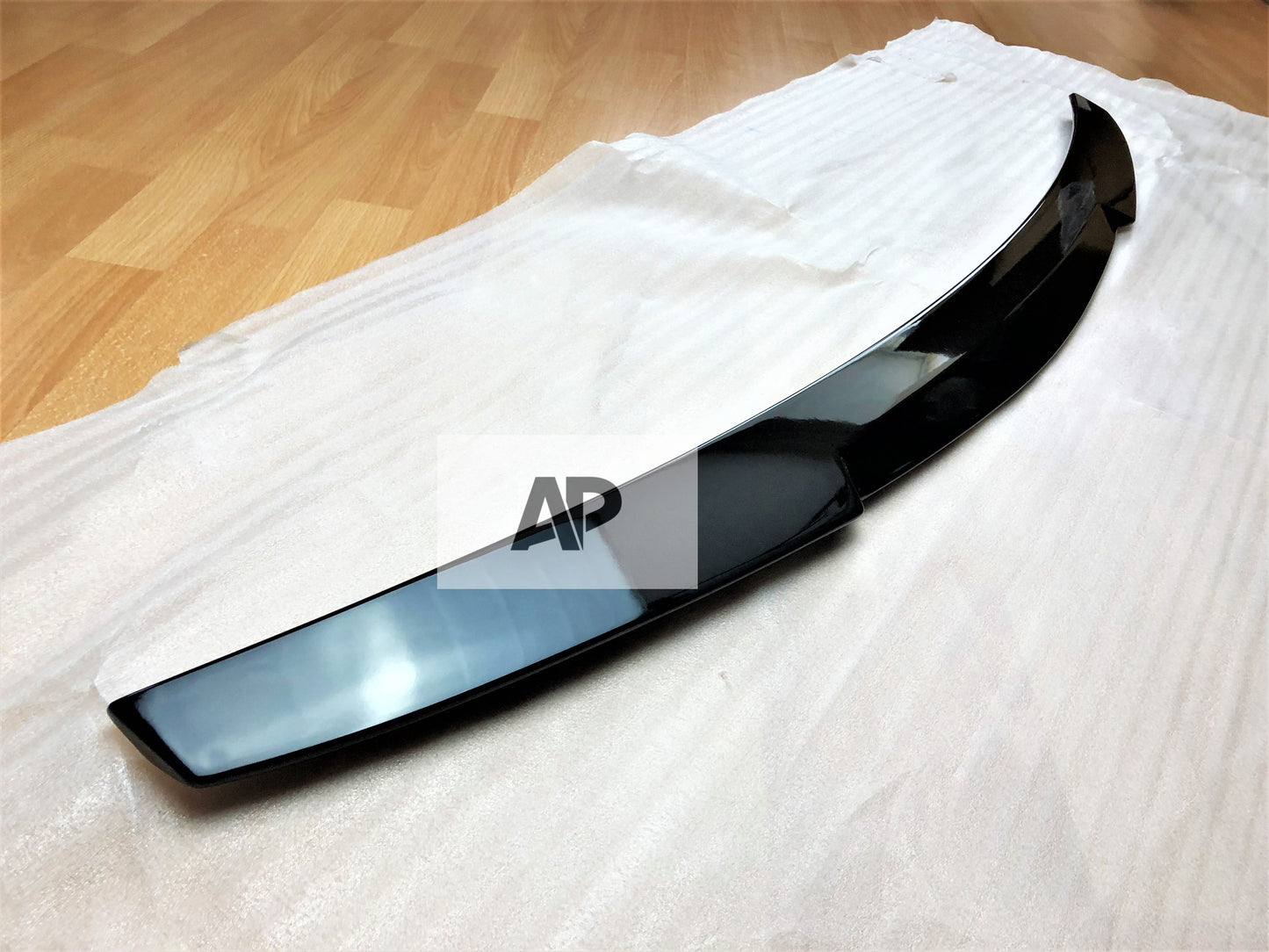 Audi 'RS4 Look' A4 S4 RS4 B8 Gloss Black M4 Style Boot Lip Spoiler 2008-2012
