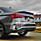 Audi 'RS3 Look' A3 S3 RS3 8Y Saloon Gloss Black M4 Style Boot Lip Spoiler 2020+