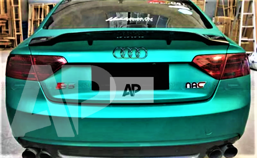 Audi 'RS5 Look' A5 S5 RS5 B8 8T Coupe Gloss Black Ducktail Boot Spoiler 2007-16
