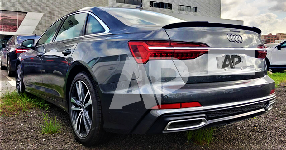 Audi 'RS6 Look' A6 S6 RS6 C8 Saloon Carbon Fibre M4 Style Boot Lip Spoiler 2018+